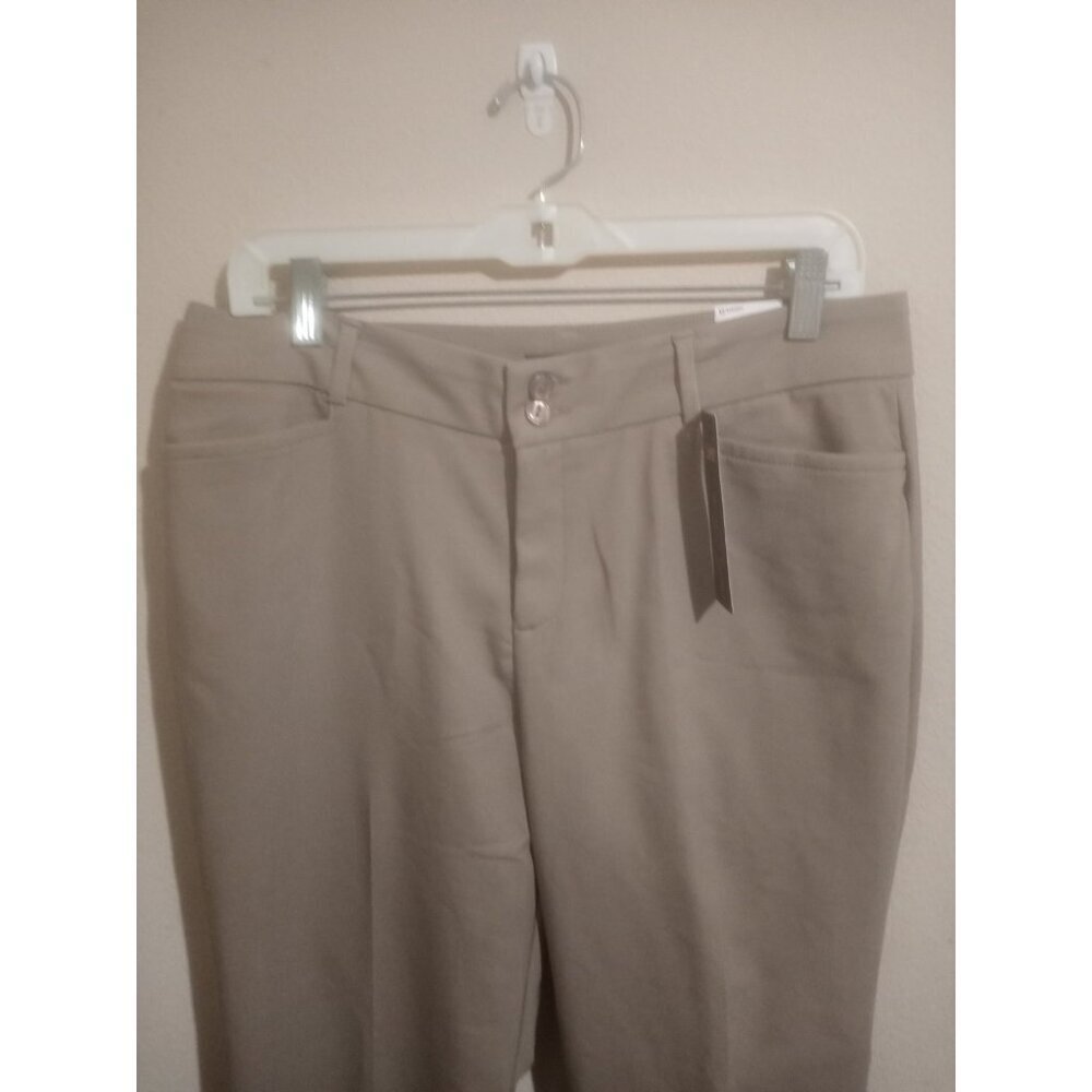 New Lee Women's Pants Secretly Shapes Regular Fit Straight Leg Mid Rise Sz 12 - Picture 5 of 11
